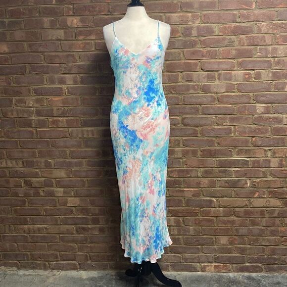 Gilli Multi Tie Dye Tank MIDI Dress Size Medium NWT - Picture 2 of 6